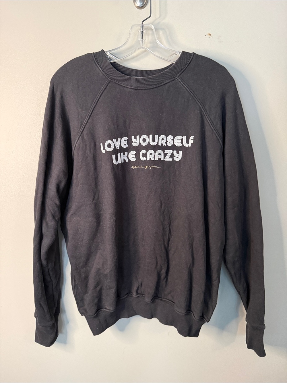 Spiritual Gangster Love Yourself Like Crazy Sweatshirt and Sweatpant Jogger SET - Picture 4 of 16